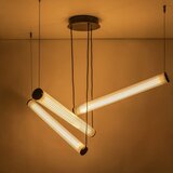 Zuma line 1238 - LED prigušiva luster na sajli COMO LED/64W/230V 2700-6500K crna + daljinski upravljač | Eponuda.com