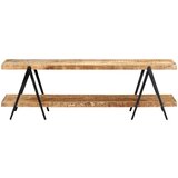 Maison Chic TV omarica - TV stojalo - Televizijska omarica 160x40x50 cm trden mangov les, (21700396) Cene