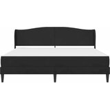  Krevetna konstrukcija s uzglavljem Crna 180 x 200 cm Baršun | shoptok.hr