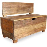  Klupa Masivno Obnovljeno Drvo 86x40x60 cm | shoptok.hr