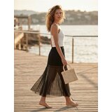 Sinsay Midi suknja od elastične mrežice | shoptok.hr