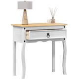  Konzolni stol Bijelo 73 x 35 x 73 cm Čvrsto borovo drvo | shoptok.hr