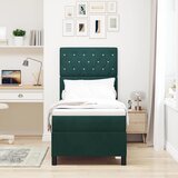  Krevet s opruga kutije Tamnozelena 80 x 200 cm Baršun | shoptok.hr