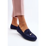 Boto Women's Navy Classic Suede Moccasins Ontala | shoptok.hr