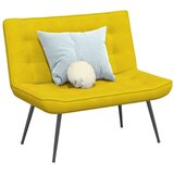  Klupa žuta 110x74x84 cm baršunasta | Eponuda.com