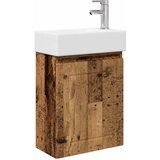 vidaXL Kopalniška omarica s tapo Star les 45,5 x 25,5 x 84 cm, (5000245165) | Shoptok.si