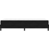 Box spring krevet s madracem Crna 90 x 220 cm tkanina | shoptok.hr