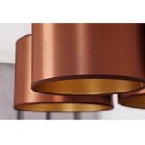  duolla - plafonski luster roller trio shiny 3xE27/15W/230V u boji bakra/zlata | Eponuda.com