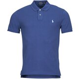 Polo Ralph Lauren Polo majice kratki rokavi POLO COUPE DROITE EN COTON BASIC MESH Modra | Shoptok.si