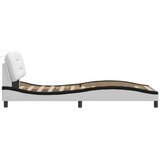  Okvir kreveta s LED-om bez madraca Hvar bijelo-crni 80x200cm | shoptok.hr