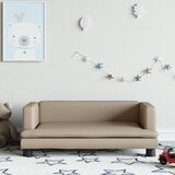 vidaXL Otroški kavč kapučino 80x45x30 cm umetno usnje | Shoptok.si