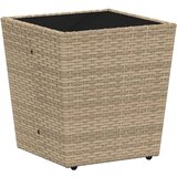 Bistro set za vrt 3 pcs Bež poliratan | shoptok.hr
