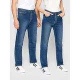 AMERICANOS Jeans hlače Unisex Delaware Modra Straight Leg