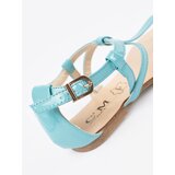 Shelvt Women's blue sandals in flip-flop style | Shoptok.si