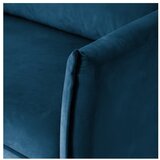 Ropez Tamno plava baršunasti sofa 203 cm Juli – | shoptok.hr
