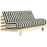 Karup Crno-bijela sklopiva sofa 160 cm Roots – Cijene