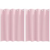  Zavjese za blackout s prstenovima 2 pcs Bebina roza | shoptok.hr