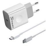 Konfulon C69D brzi kućni punjač 20W + DC15 Type C KABL Cene