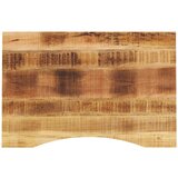 vidaXL Mizna plošča ukrivljena 100x50x2,5 cm trden mangov les | Shoptok.si