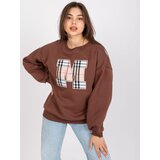 ex moda Sweatshirt-EM-BL-U617.95-dark brown | Shoptok.si