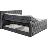 Esposa POSTELJA BOXSPRING 180 cm x 200 cm , tekstil, leseni material antracit | Shoptok.si