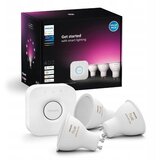  Početni komplet Philips Hue WACA 3x GU10/4,2W/230V 2200-6500K + Hue Bridge | Eponuda.com