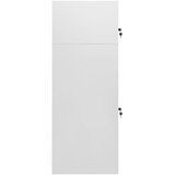 Ormarić za sedla svjetlosivi 53 x 53 x 140 cm čelični | shoptok.hr