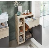 Pelipal Sivi/u prirodnoj boji nizak/zidni kupaonski ormarić u dekoru bora 72x45 cm Quickset 394 – | shoptok.hr