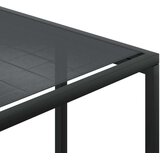 vidaXL 17-dijelni vrtni blagovaonski set crni od tekstilena | shoptok.hr