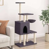  Mačje drevo s praskalniki iz sisala temno sivo 131 cm, (20989787) | Shoptok.si