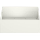  Vrtna saksija Bijela 60 x 60 x 20 cm Čelična vrata | shoptok.hr