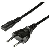 Logilink tok priključni kabel [1x evropski moški konektor - 1x ženski konektor za manjše naprave C7] 3.00 m črna, (20415080) Cene