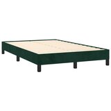  box spring s madracem tamnozeleni 120x190 cm baršunasti | shoptok.hr