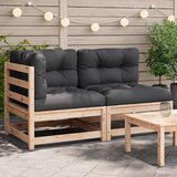  Vrtni dvosjed s jastucima od masivne borovine | Eponuda.com