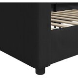 Dnevni krevet crni 90 x 190 cm od tkanine | shoptok.hr
