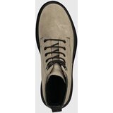Levi's Gležnječe od brušene kože TROOPER CHUKKA za žene, boja: siva, ravni potplat, 234715.57 | shoptok.hr