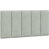  Jastuk za uzglavlje Hanko svjetlosivi 100 cm baršunasti | Eponuda.com