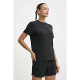 Fjallraven Kratka majica Hemp Blend T-shirt ženska, črna barva, F14600163