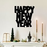 Wallity zidna dekoracija New Year 4, 31x33cm, Crna | ePonuda.com