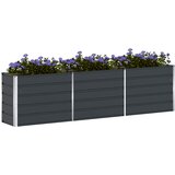  Sadilica Antracit 290 x 50 x 75 cm Cinkani čelik | shoptok.hr