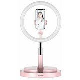 X Wave selfie stalak led svetlo, visina 58-168cm, roze ( LED Ring stand pink ) LED Ring stand pink Cene'.'