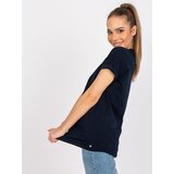 BASIC Feel Good T-shirt-RV-TS-7666.19-navy blue | Shoptok.si