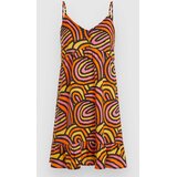 O'neill Malu Beach Dress orange rainbow stripe Cene