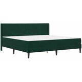  Okvir kreveta s madracem Tamnozelena 200 x 200 cm Baršun | Eponuda.ba