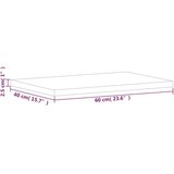  Kopalniški pult 60x40x2,5 cm trdna bukovina, (21063805) | Shoptok.si
