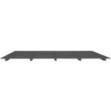  Posteljni okvir siv 200x200 cm trdna borovina, (20726318) | Shoptok.si