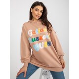 FANCY Sweatshirt-FA-BL-8117.48-camel | Shoptok.si