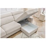 Bobochic Paris Krem sklopiva kutna garnitura od samta (promjenjiva) Monaco – | shoptok.hr
