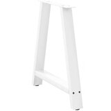  Noge za jedilno mizo v obliki črke A, 2 kosa, bele barve, 70 x (72-73) cm, jeklo, (22123461) | Shoptok.si