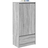 vidaXL Omarica z predalom siva sonoma 55,5x34x119,5 cm inženirski les | Shoptok.si